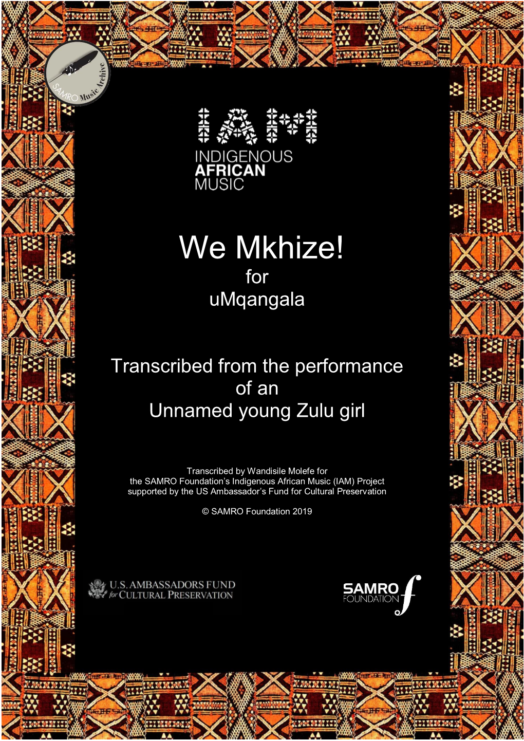 We Mkhize! for Umqangala