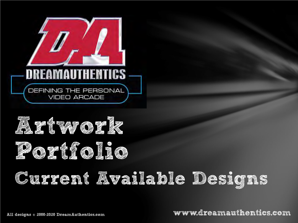 Artwork Portfolio Current Available Designs