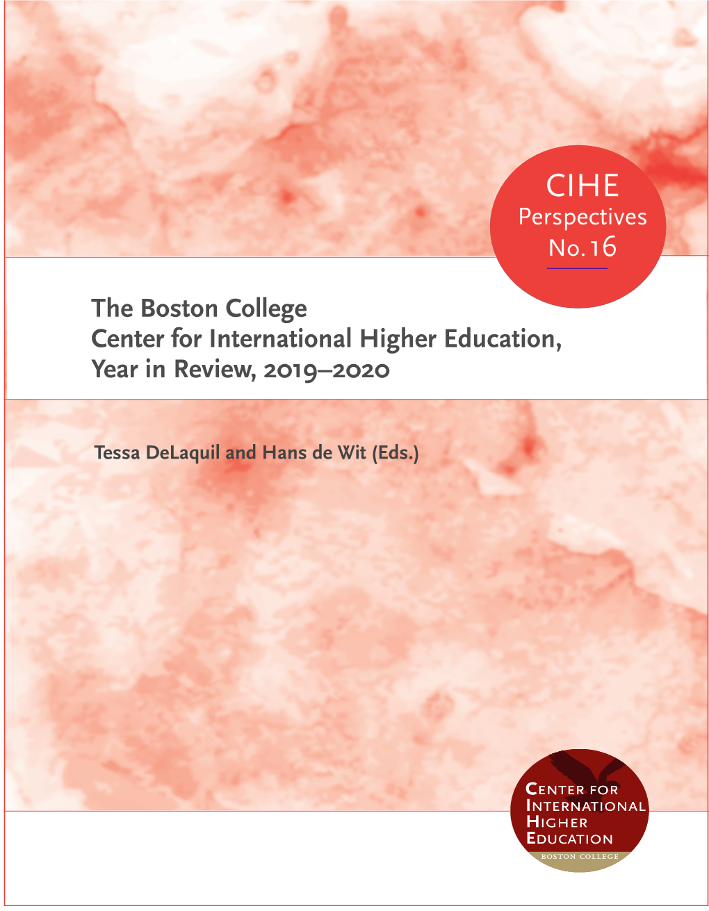 The Boston College Center for International Higher Education, Year in Review, 2019–2020