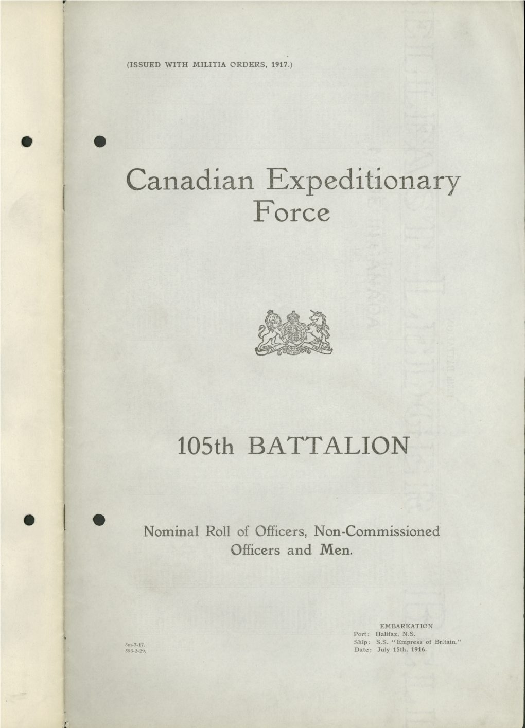 Canadian Expeditionary Force