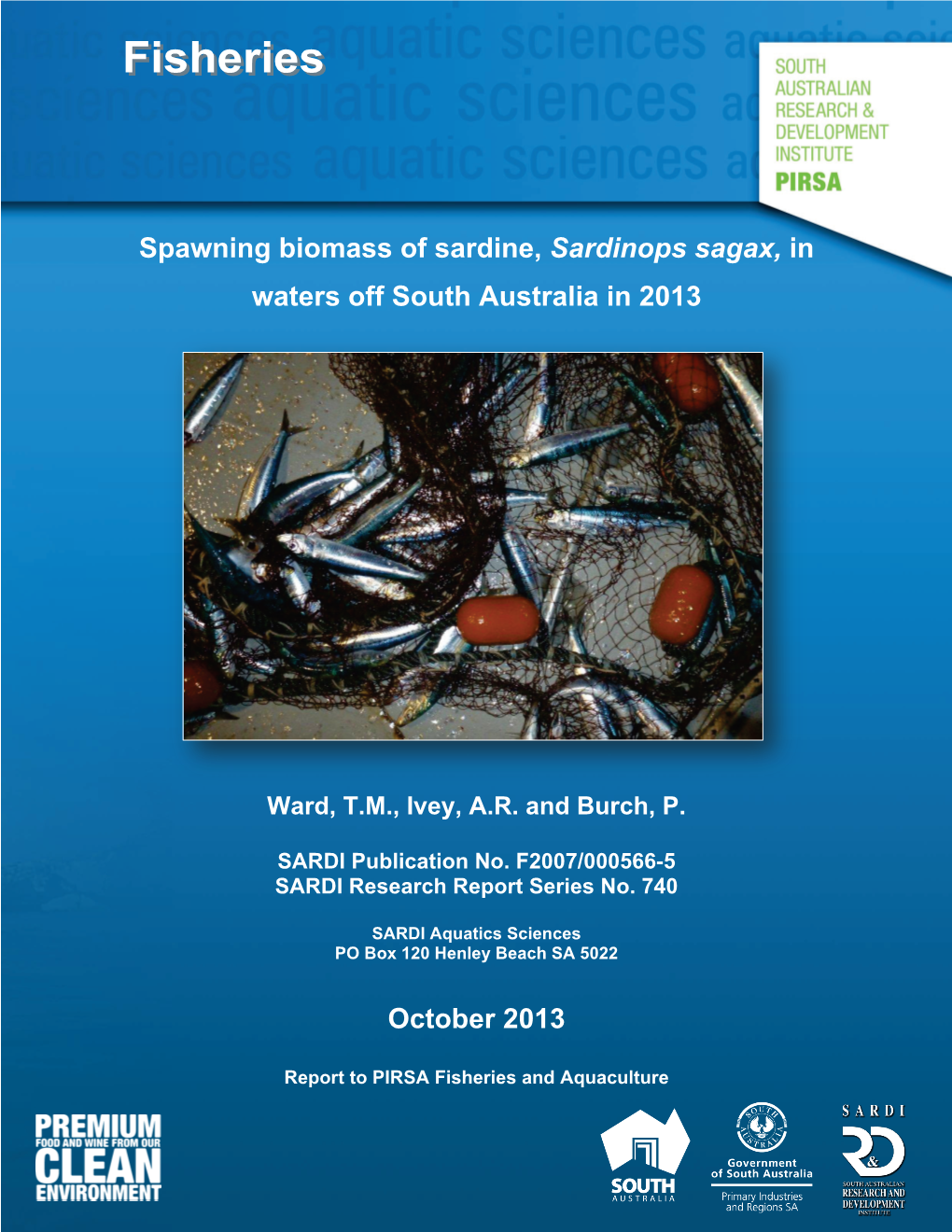 Spawning Biomass of Sardine 2013