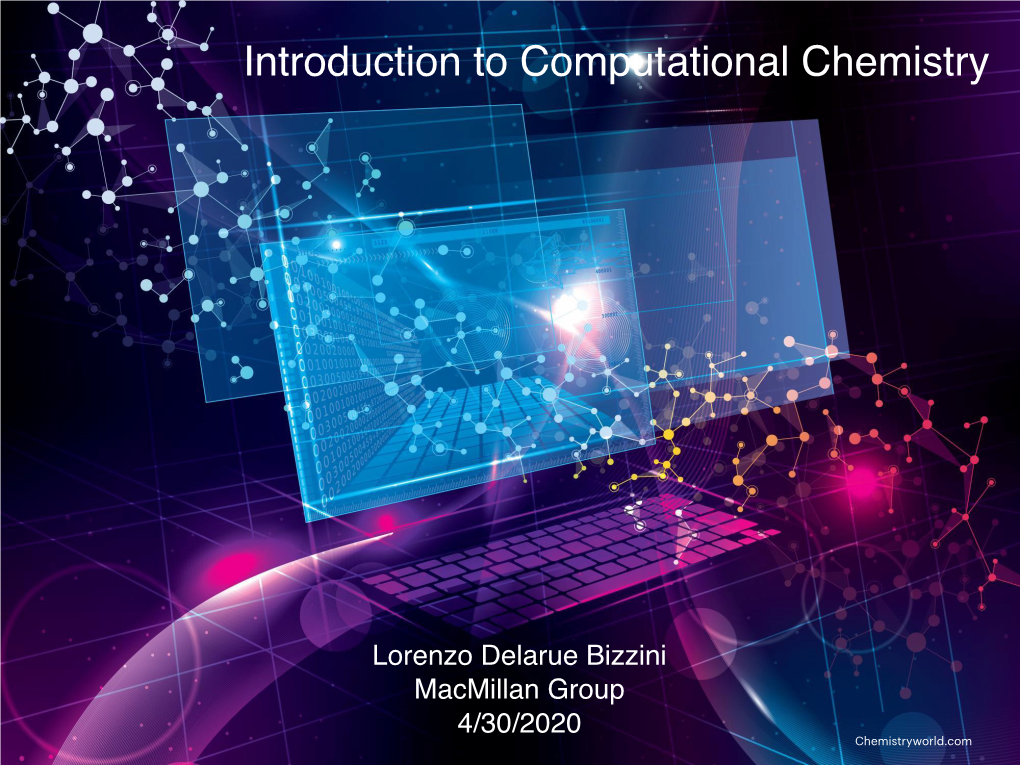 Introduction to Computational Chemistry