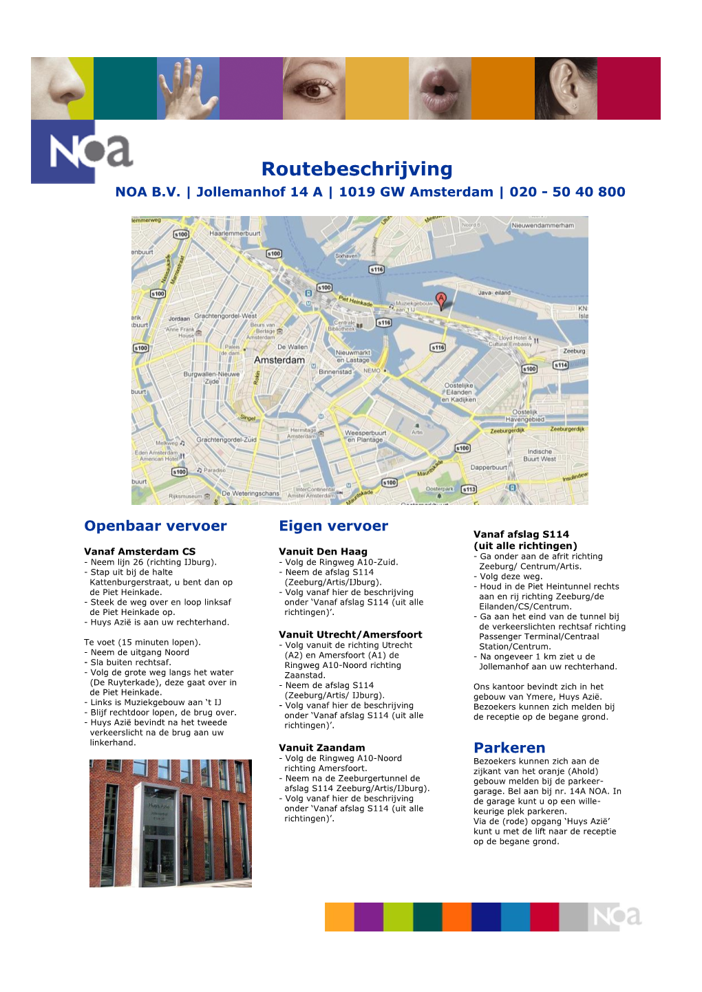 Routebeschrijving