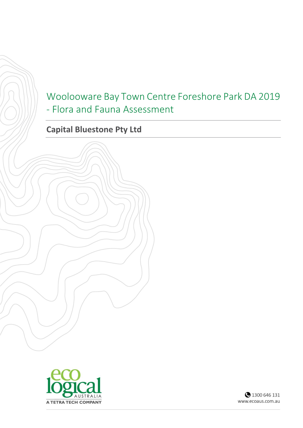 Woolooware Bay Town Centre Foreshore Park DA 2019 - Flora and Fauna Assessment