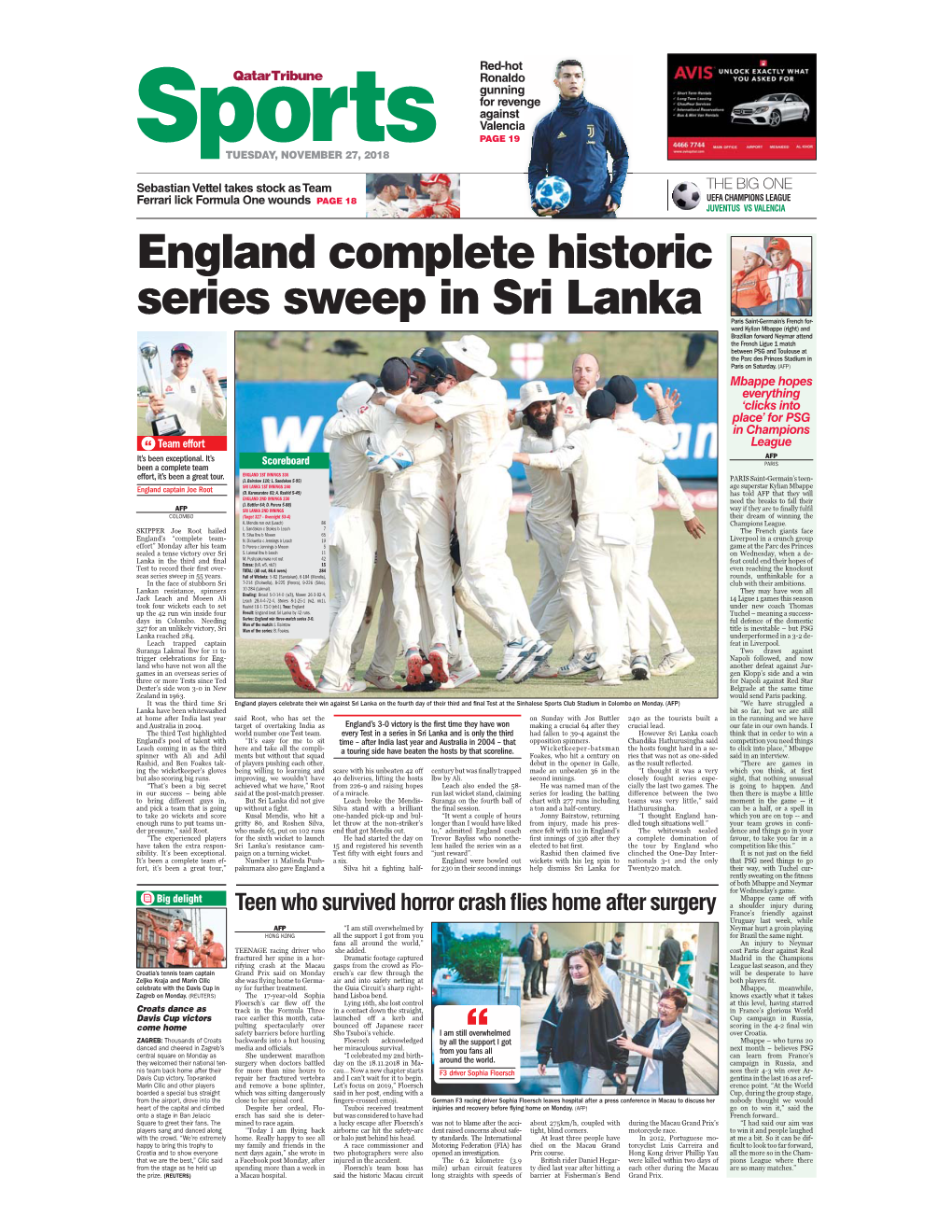 England Complete Historic Series Sweep in Sri Lanka