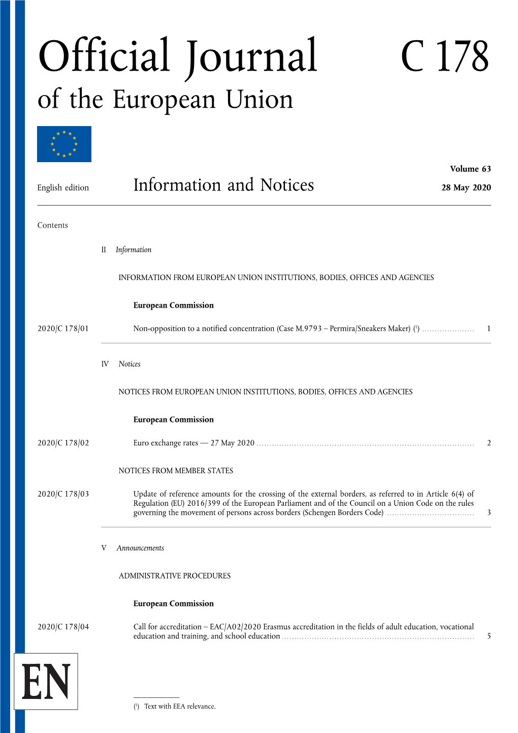 C178 Official Journal