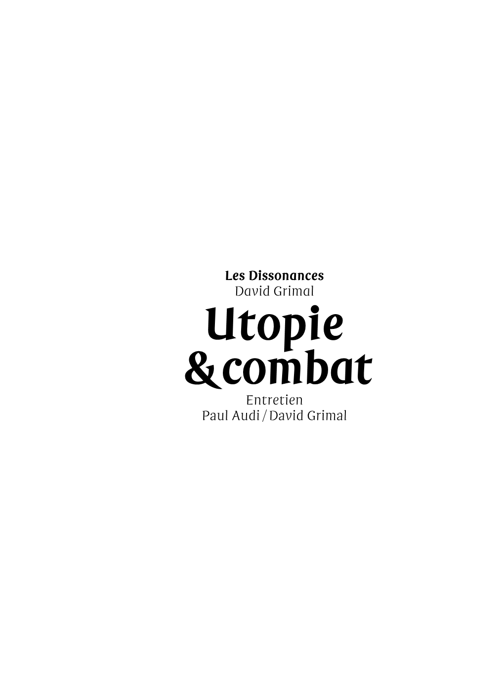 Utopie & Combat