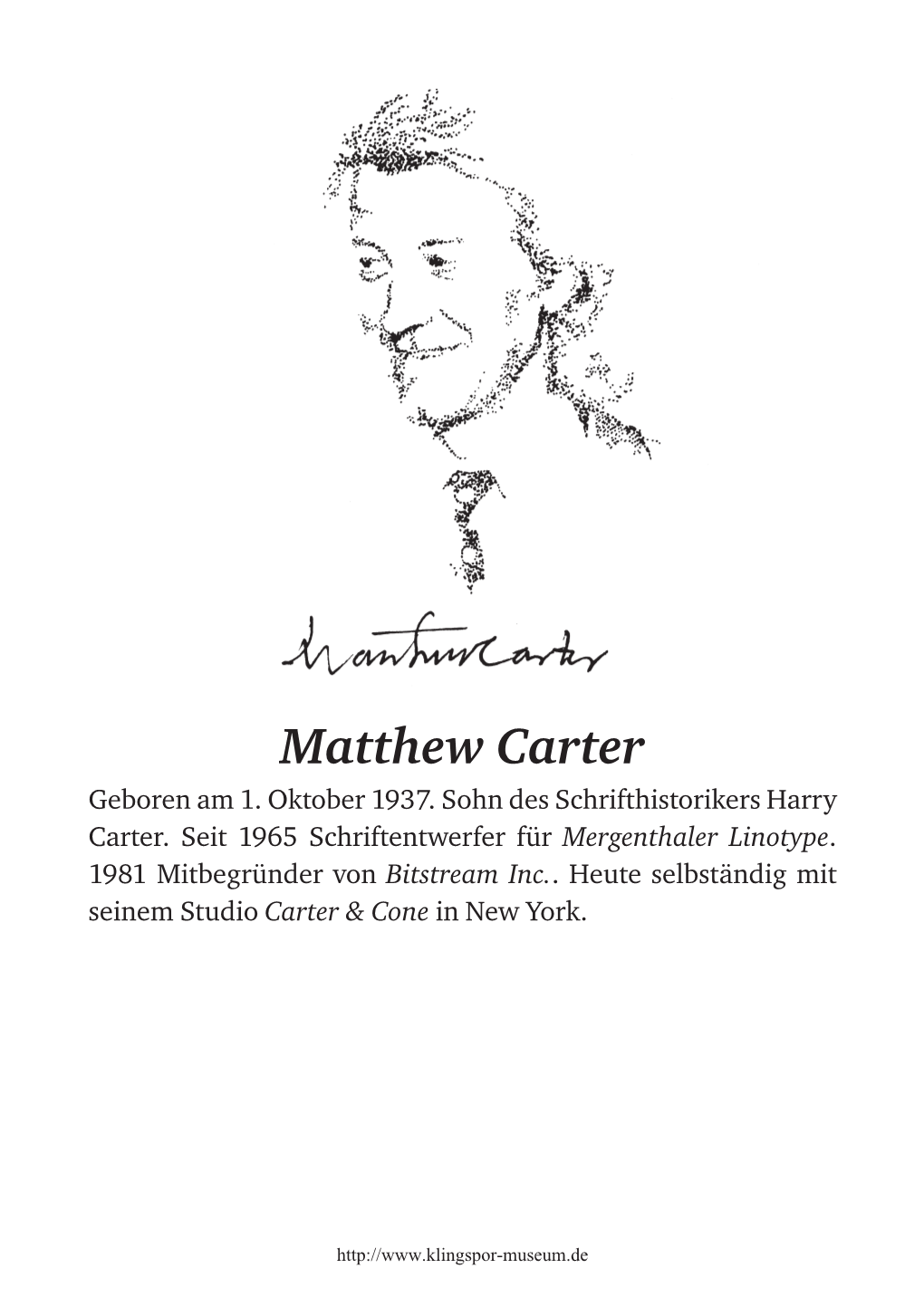 Matthew Carter Geboren Am 1