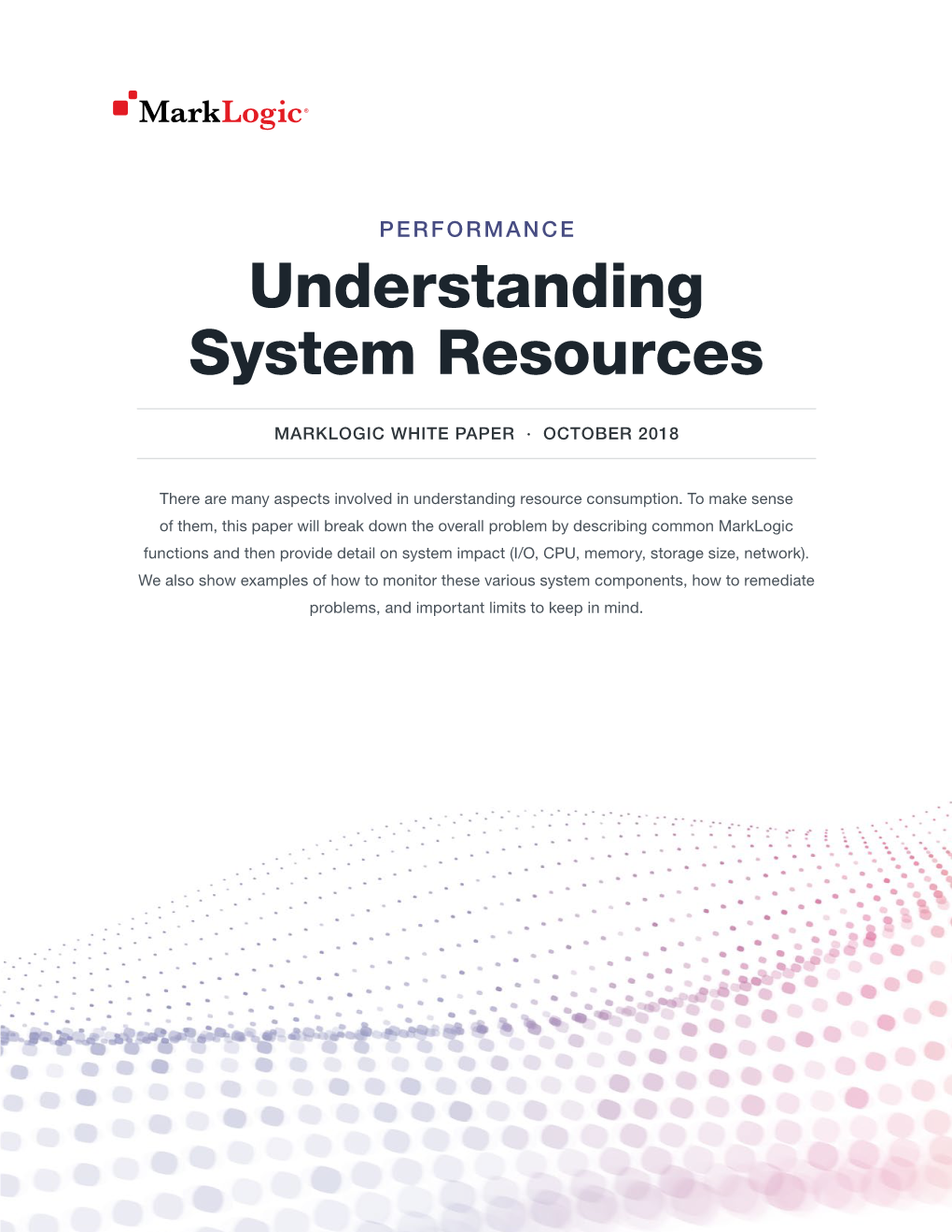 Performance: Understanding System Resources