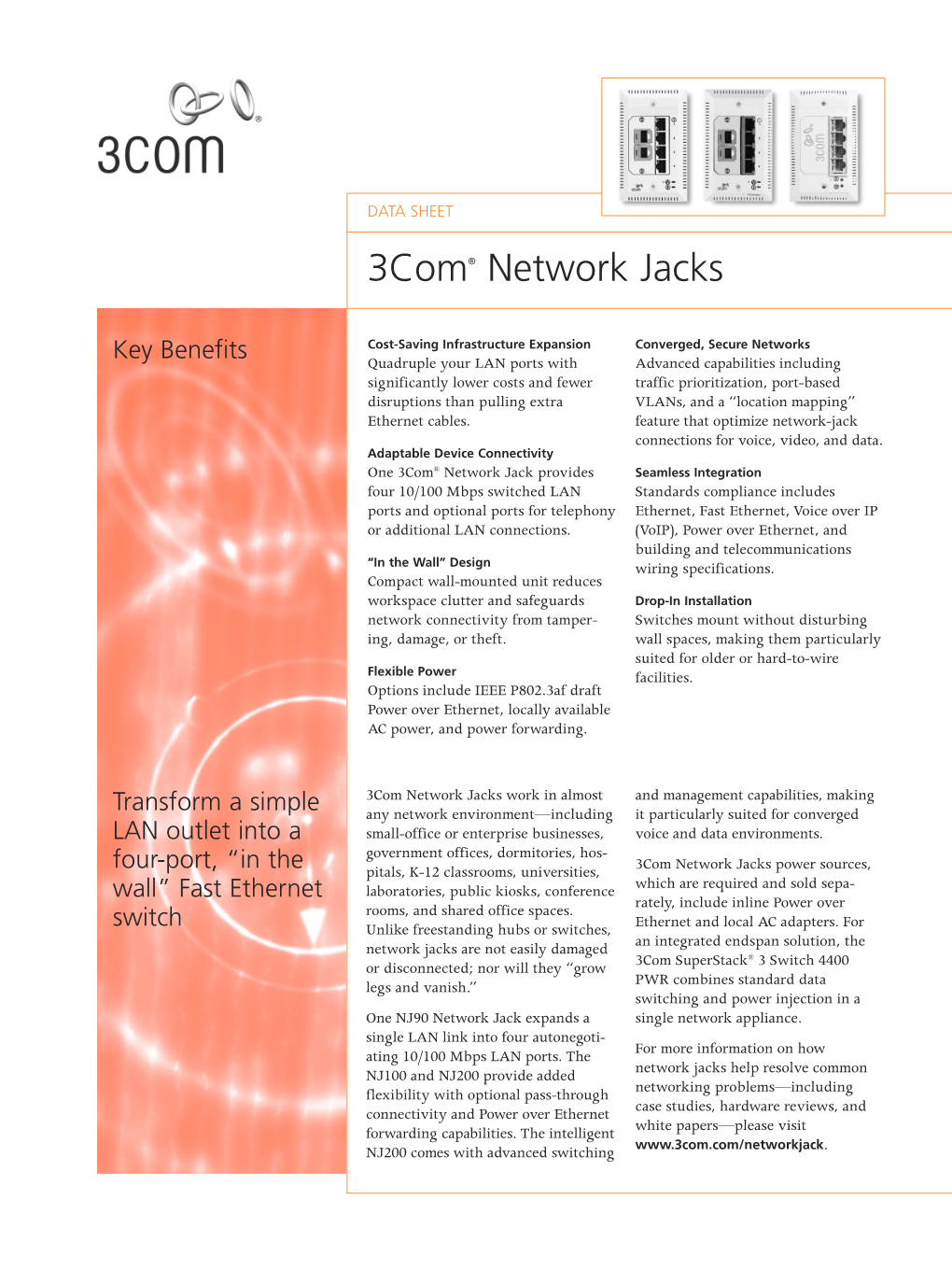 3Com® Network Jacks