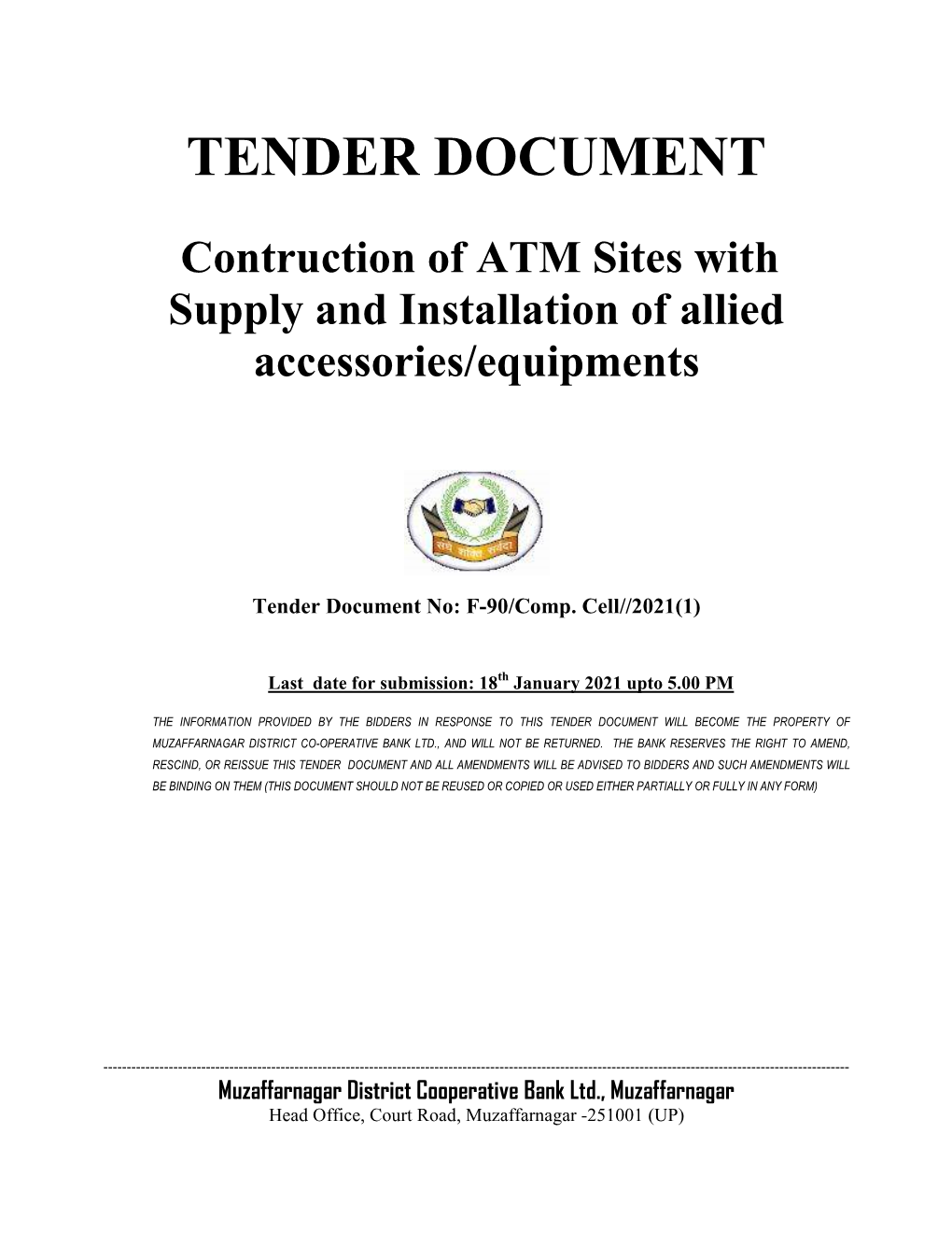 Tender Document