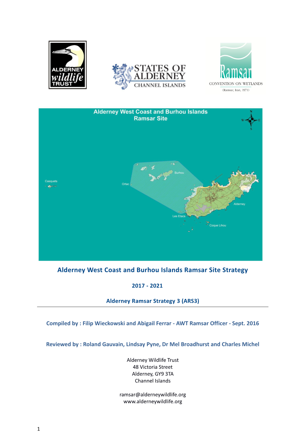 Alderney West Coast and Burhou Islands Ramsar Site Strategy