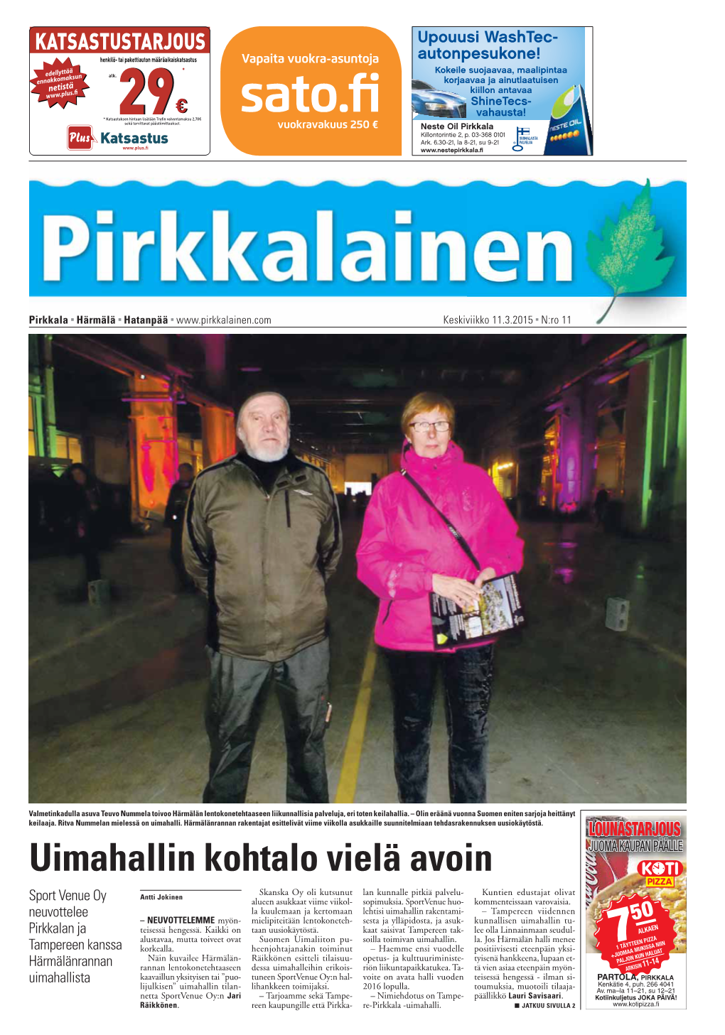 Nro 11 Pirkkalainen 11.3.15