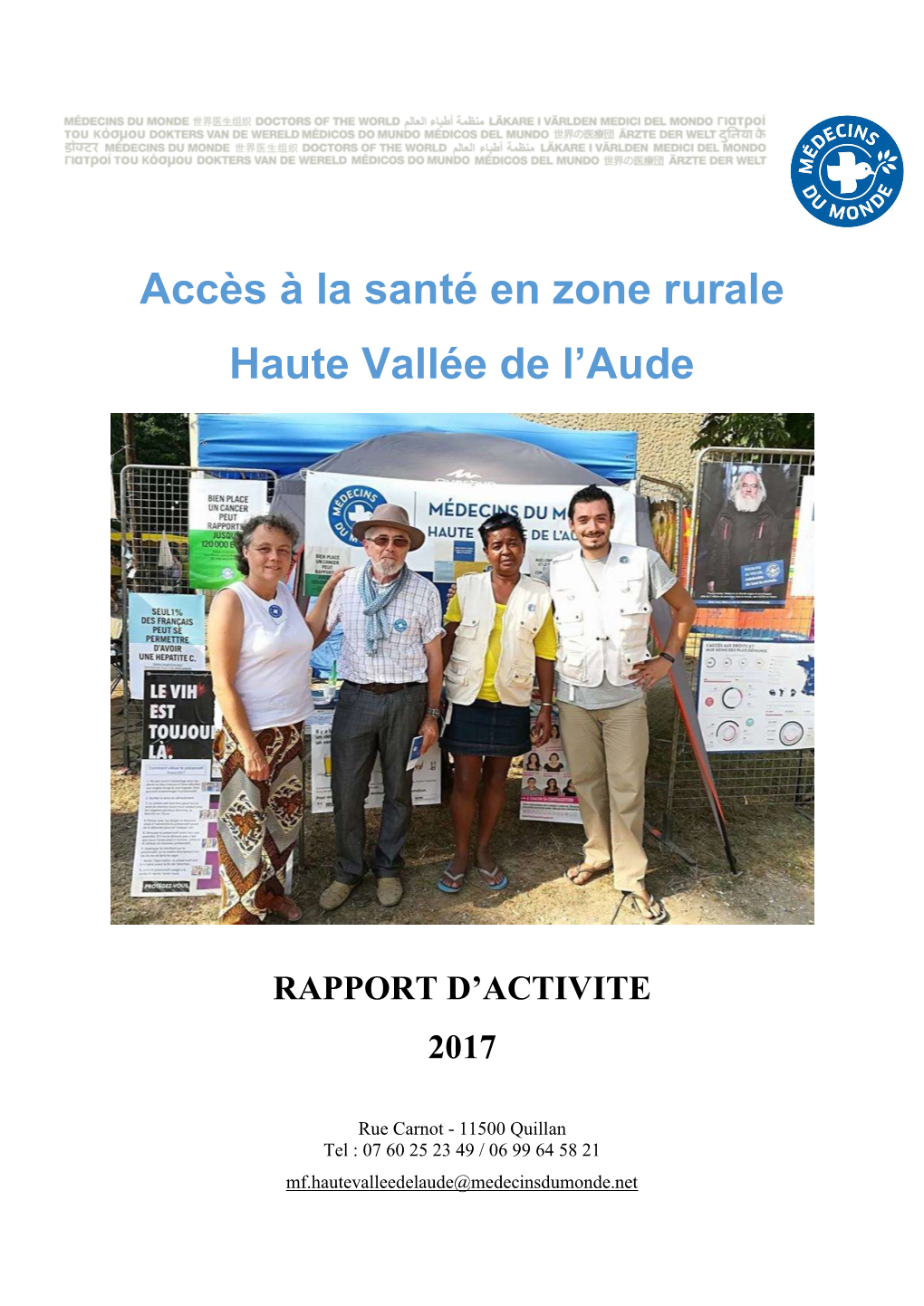 Accès À La Santé En Zone Rurale Haute Vallée De L'aude