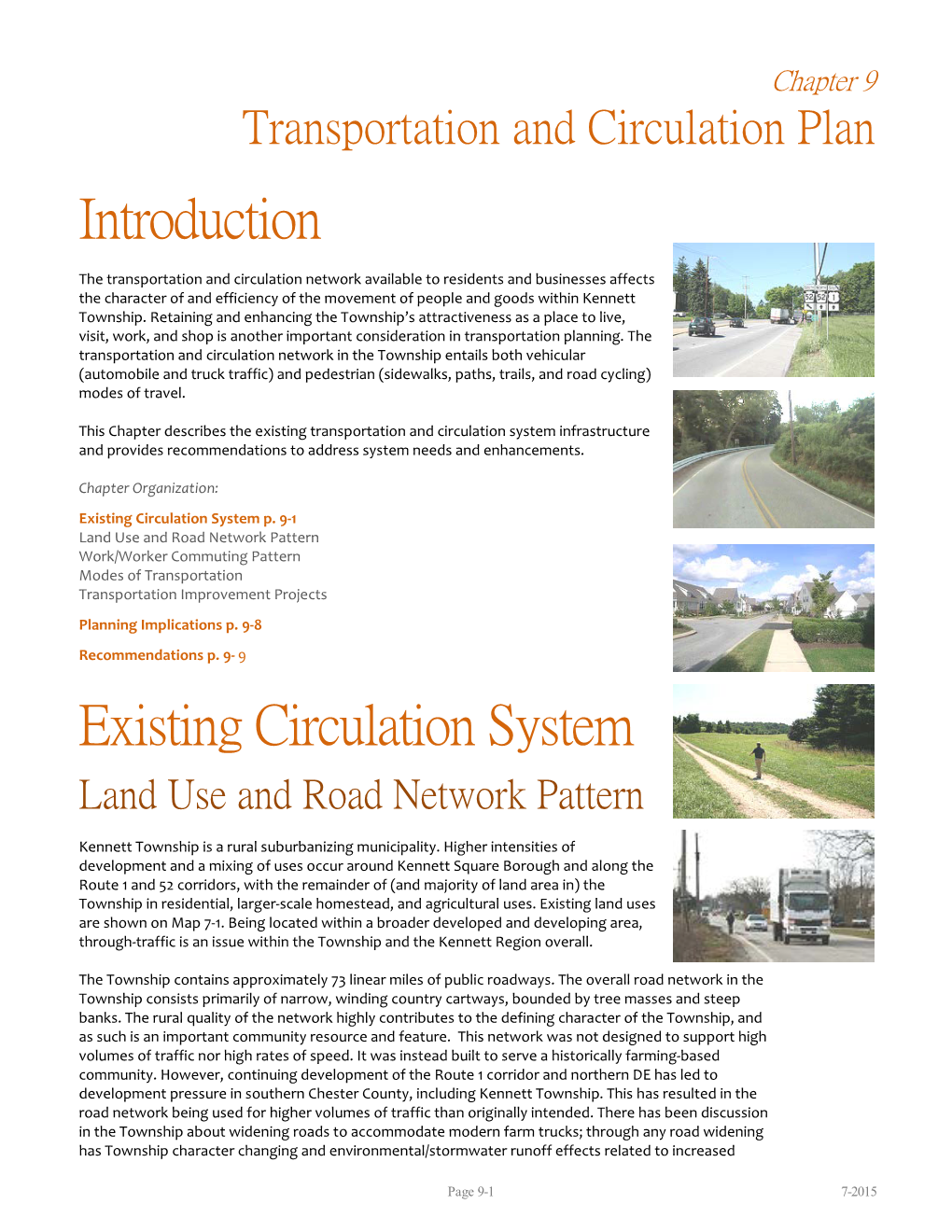 Chapter 9 Transportation and Circulation Plan (PDF)