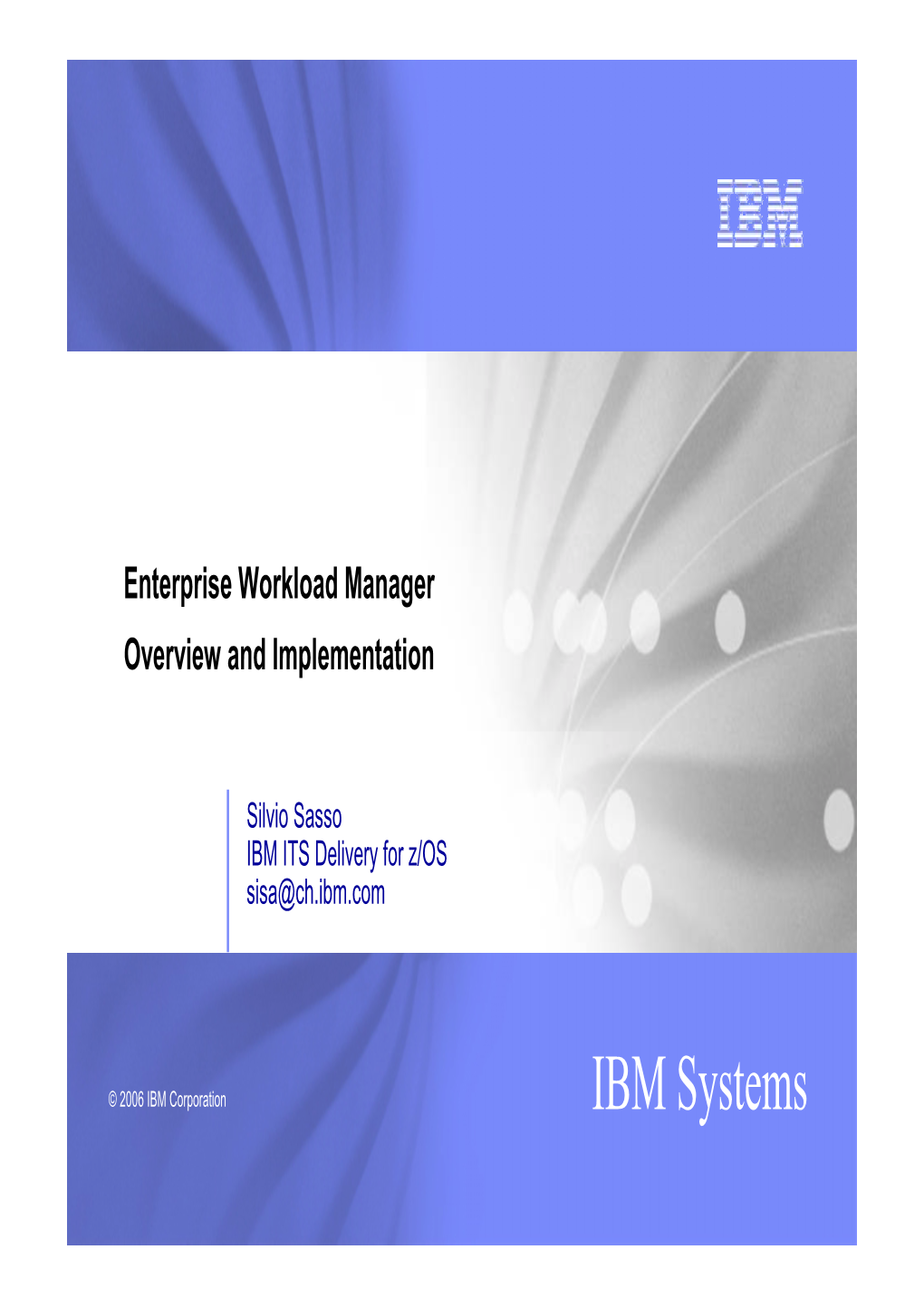 IBM Systems Trademarks