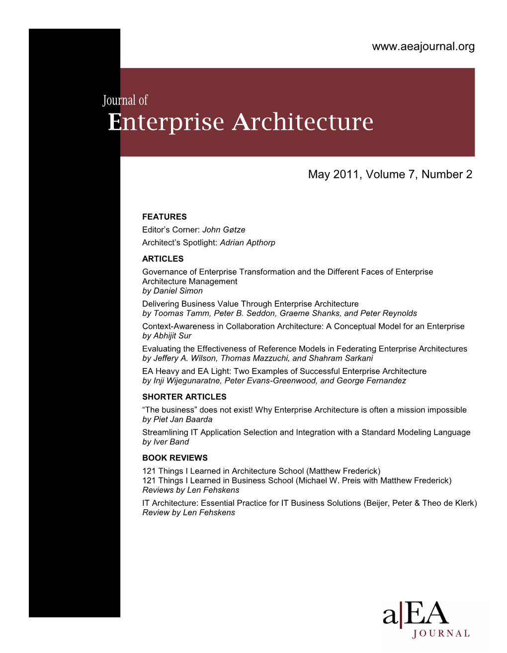 Enterprise Architecture