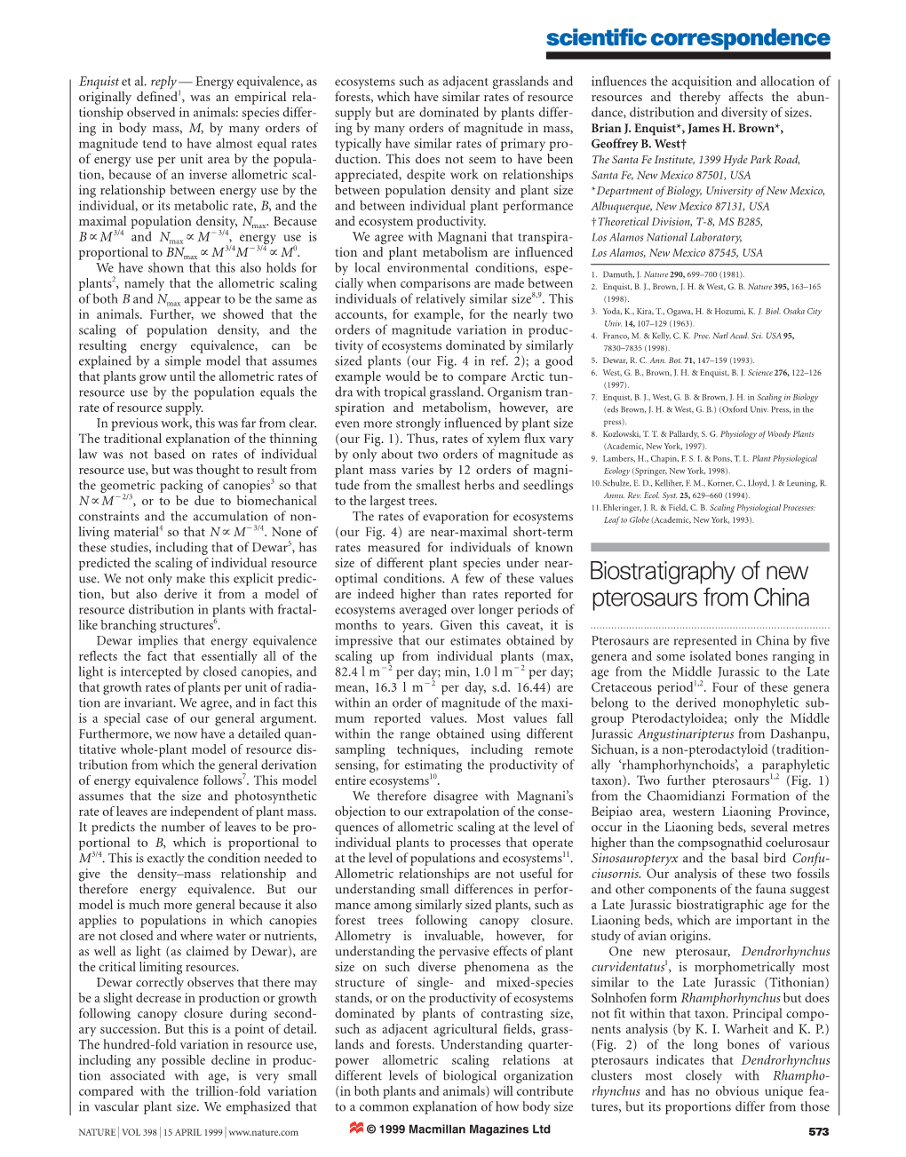 Biostratigraphy of New Pterosaurs from China