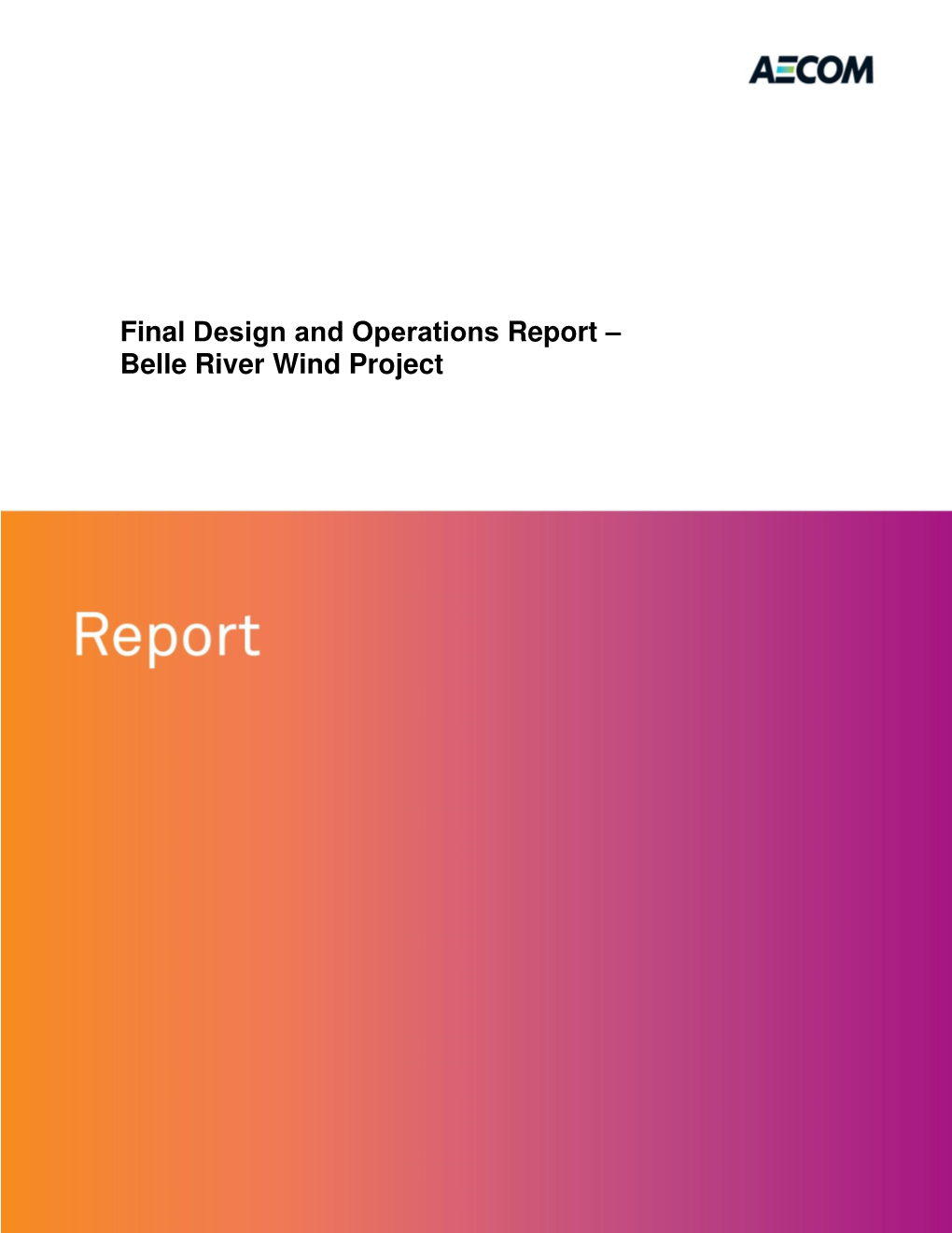 AECOM Report 1.Dot