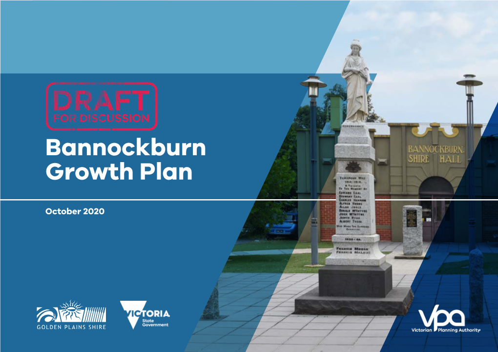 Bannockburn Growth Plan October 2020