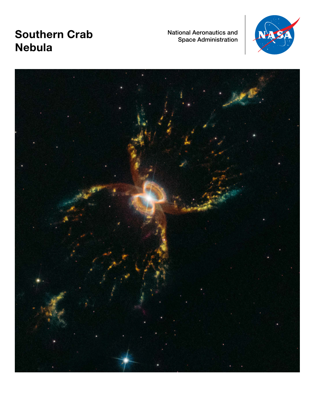 Southern Crab Nebula, It Has Two Nested Hourglass- Shaped Structures