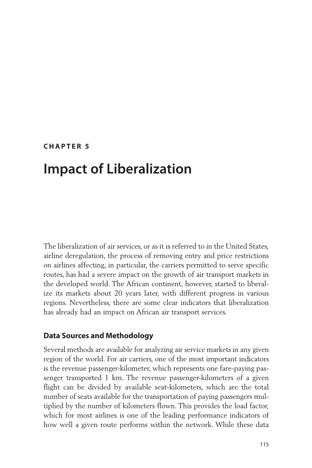 Impact of Liberalization