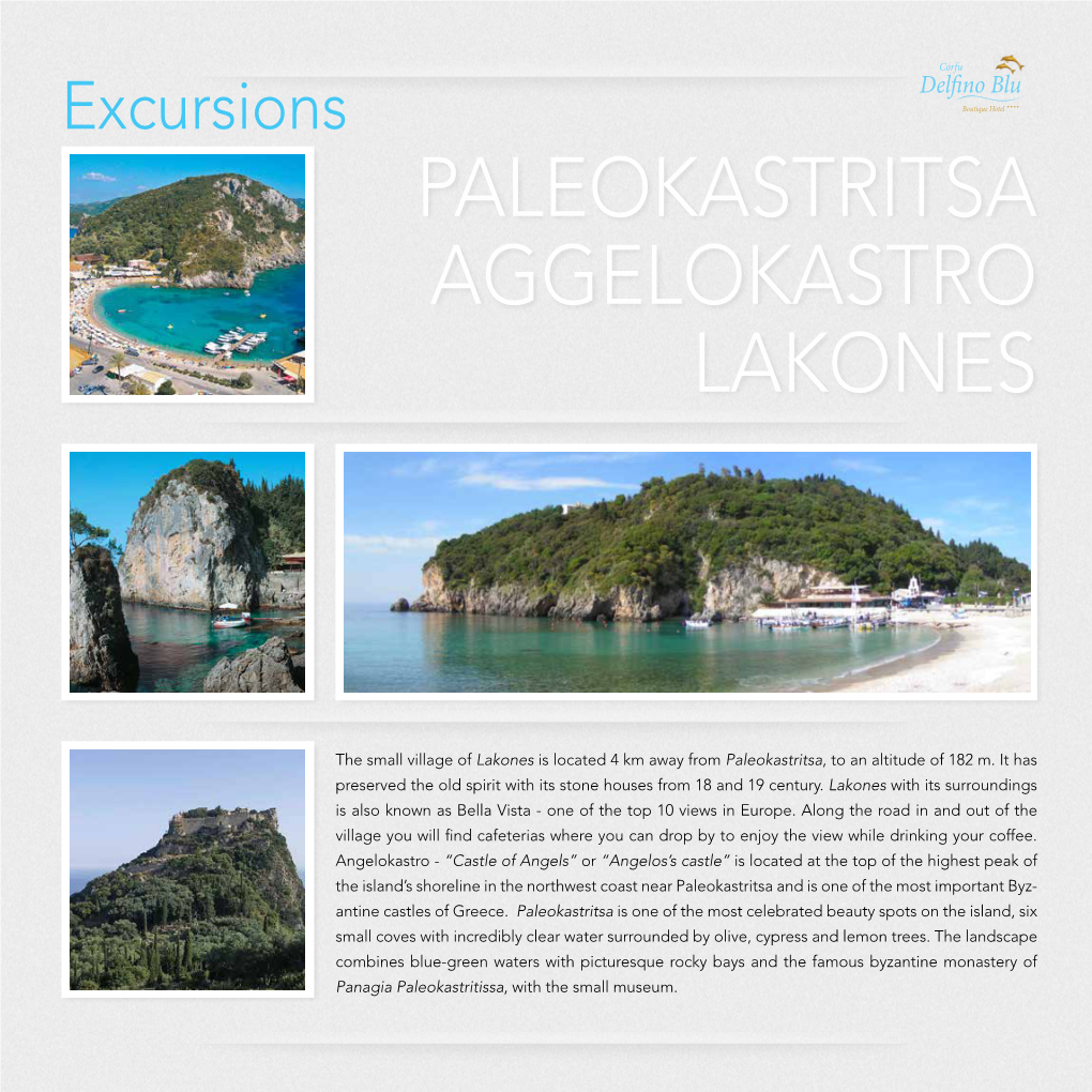 Paleokastritsa Aggelokastro Lakones