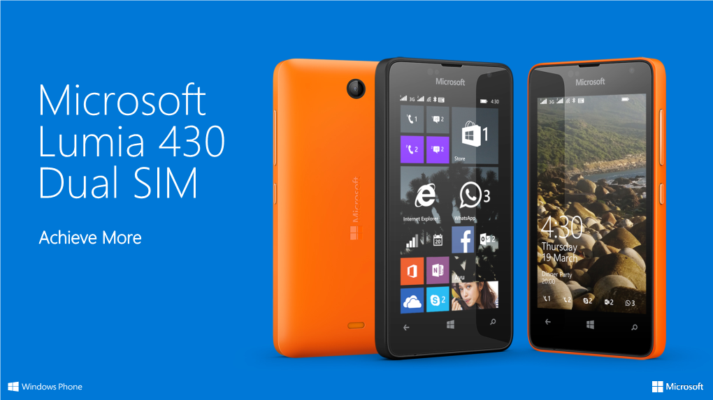 Microsoft Lumia 430 Dual SIM