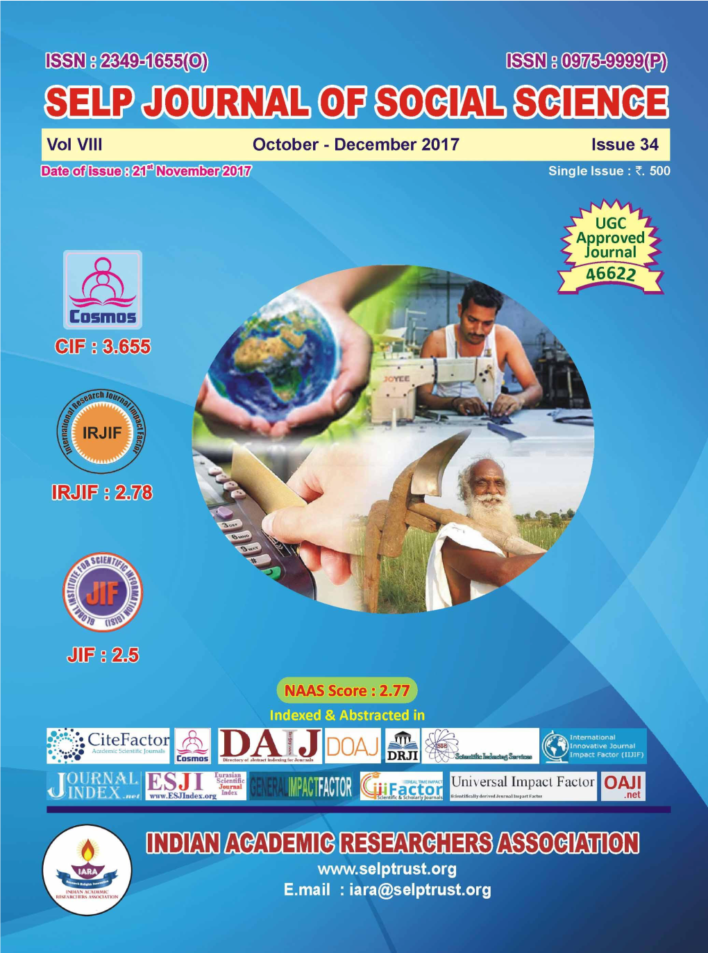 SELP JOURNAL of SOCIAL SCIENCE, RESEARCH EXPLORER, TAMILAIVU SANGAMAM at Free of Cost