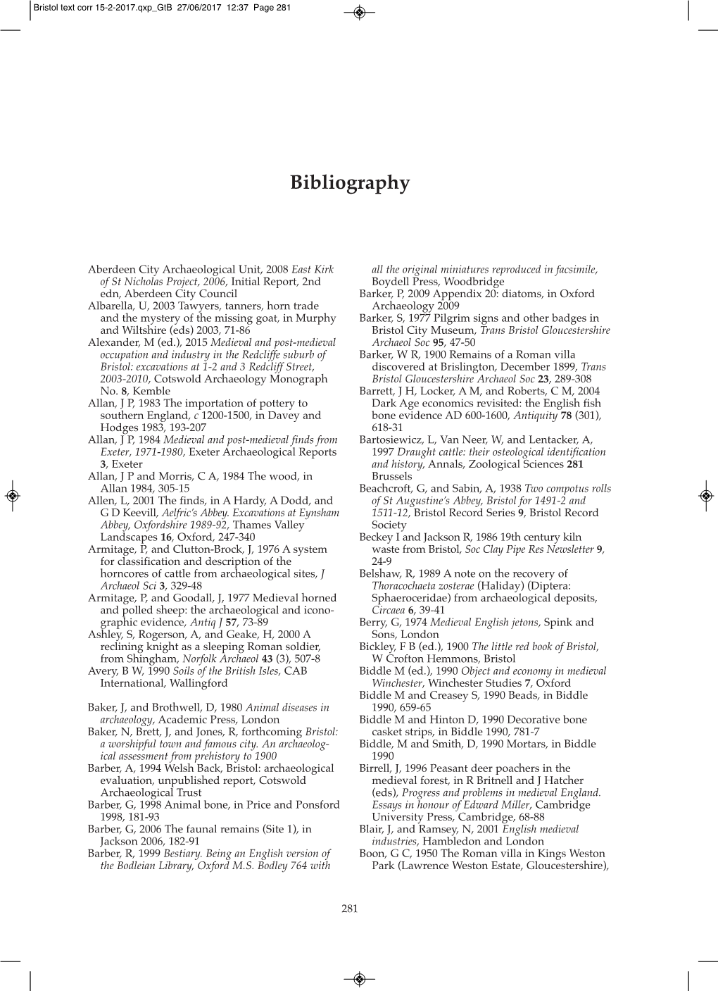 Bibliography