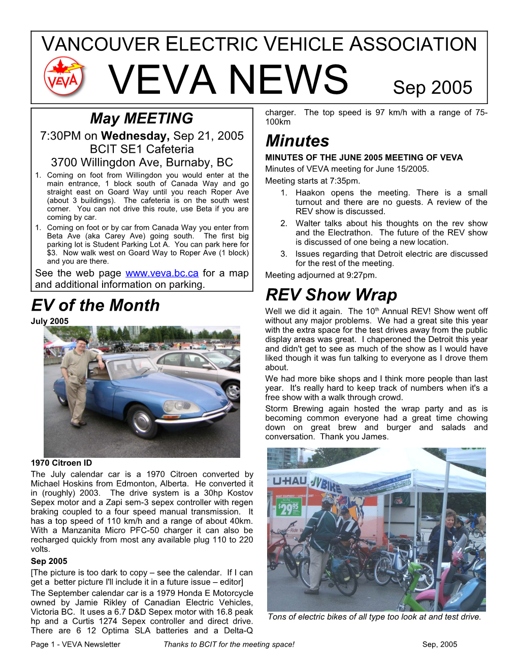 Vancouver Electric Vehicle Association