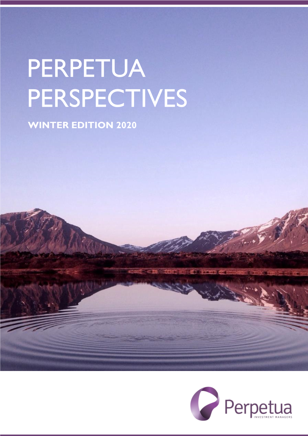 PERPETUA PERSPECTIVES Winter Edition 2020