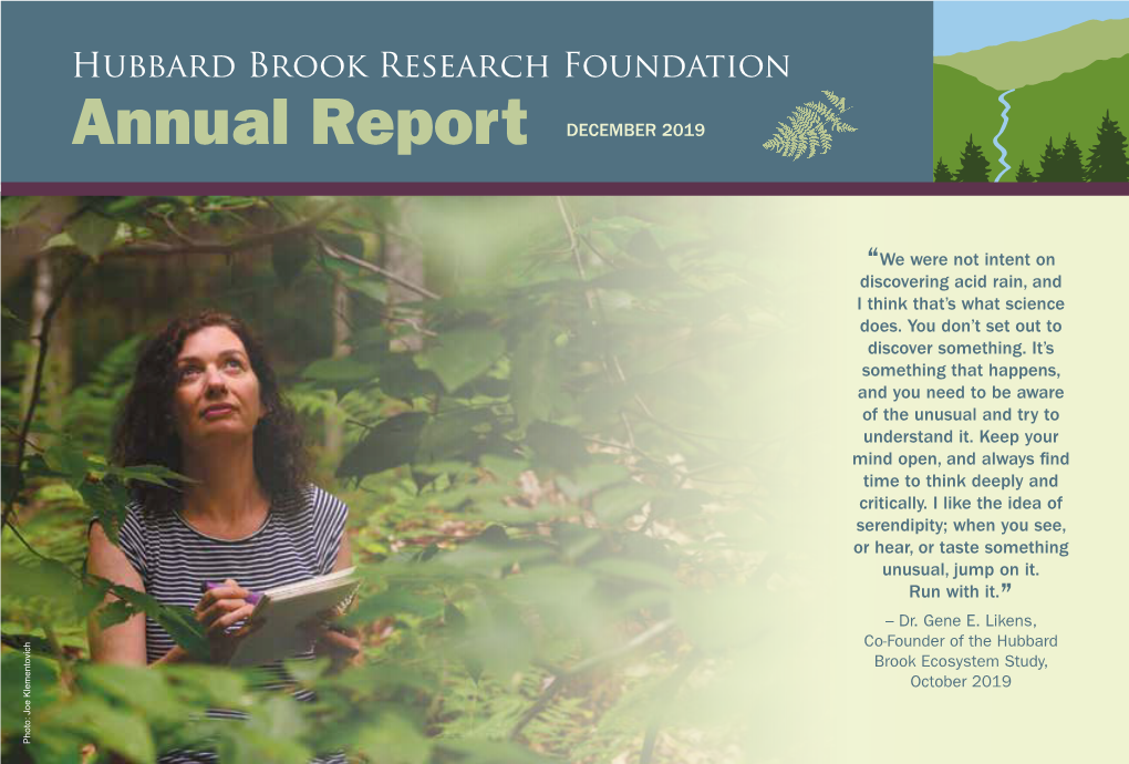 Annual Report for 2019