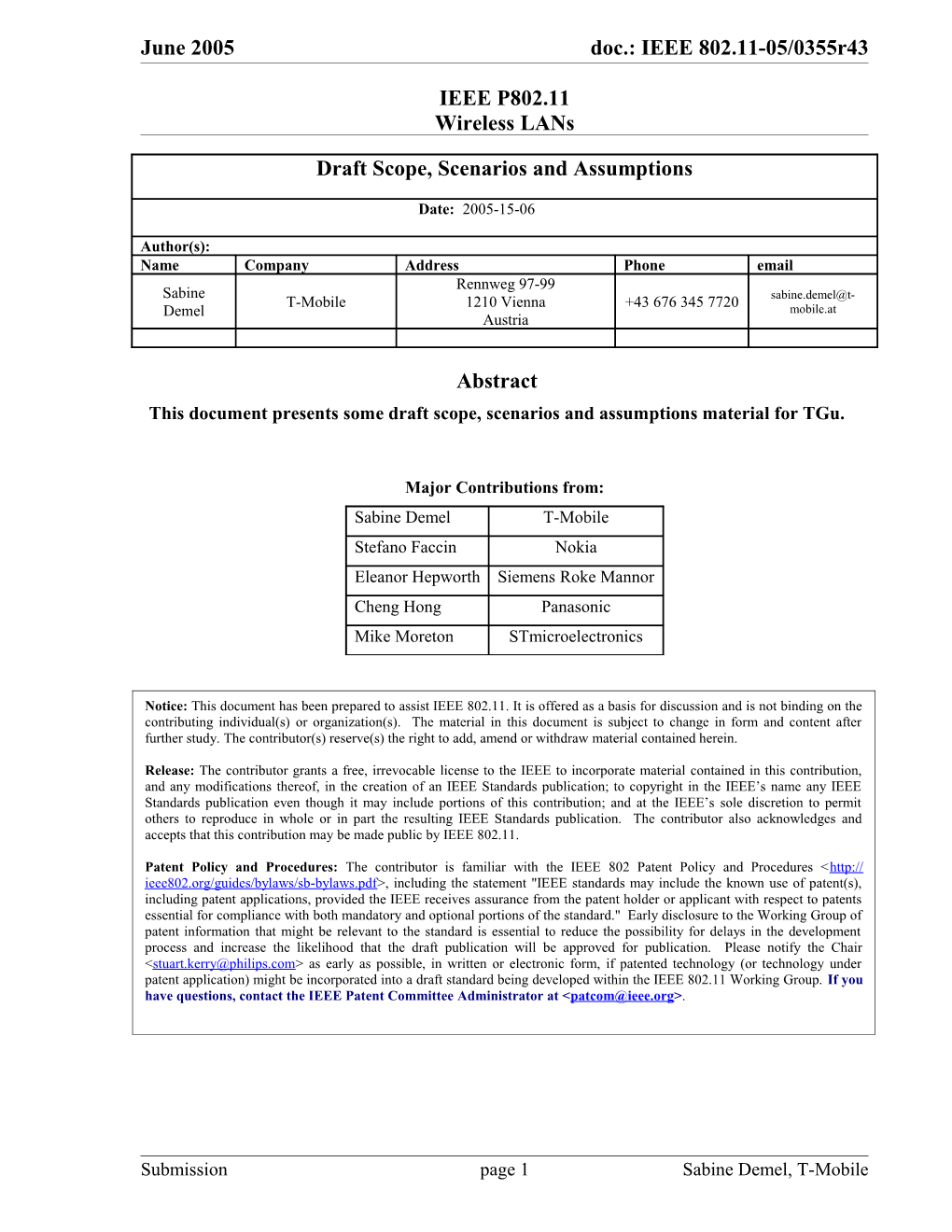 June 2005 Doc.: IEEE 802.11-05/0355R4 Doc.: IEEE 802.11-05/0 355R3