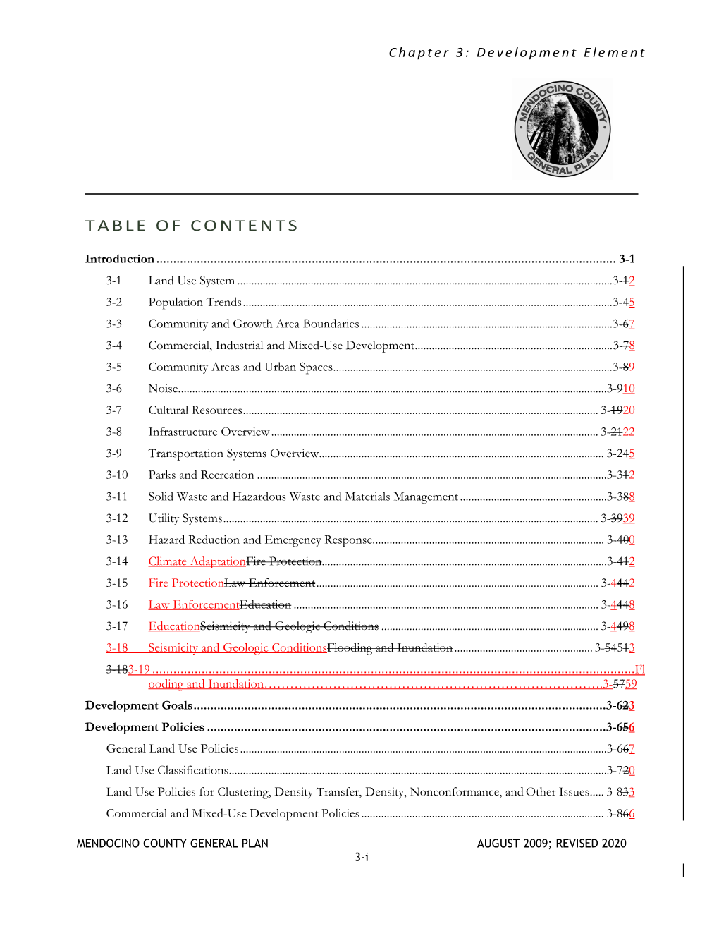 Table of Contents