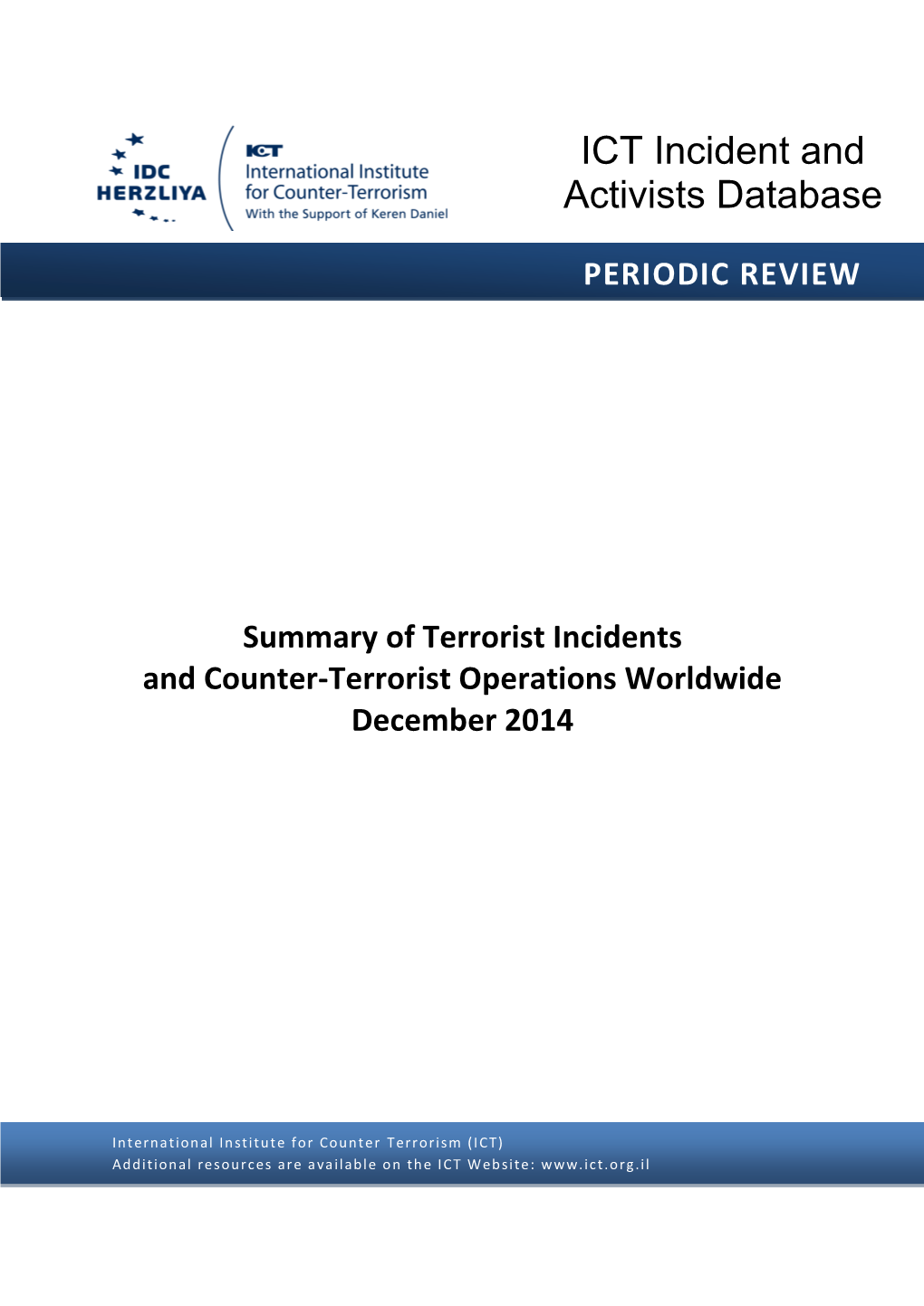 ICT Incident and Activists Database