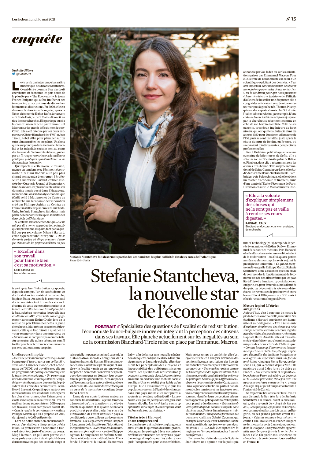 Stefanie Stantcheva, La Nouvelle Star De L'économie