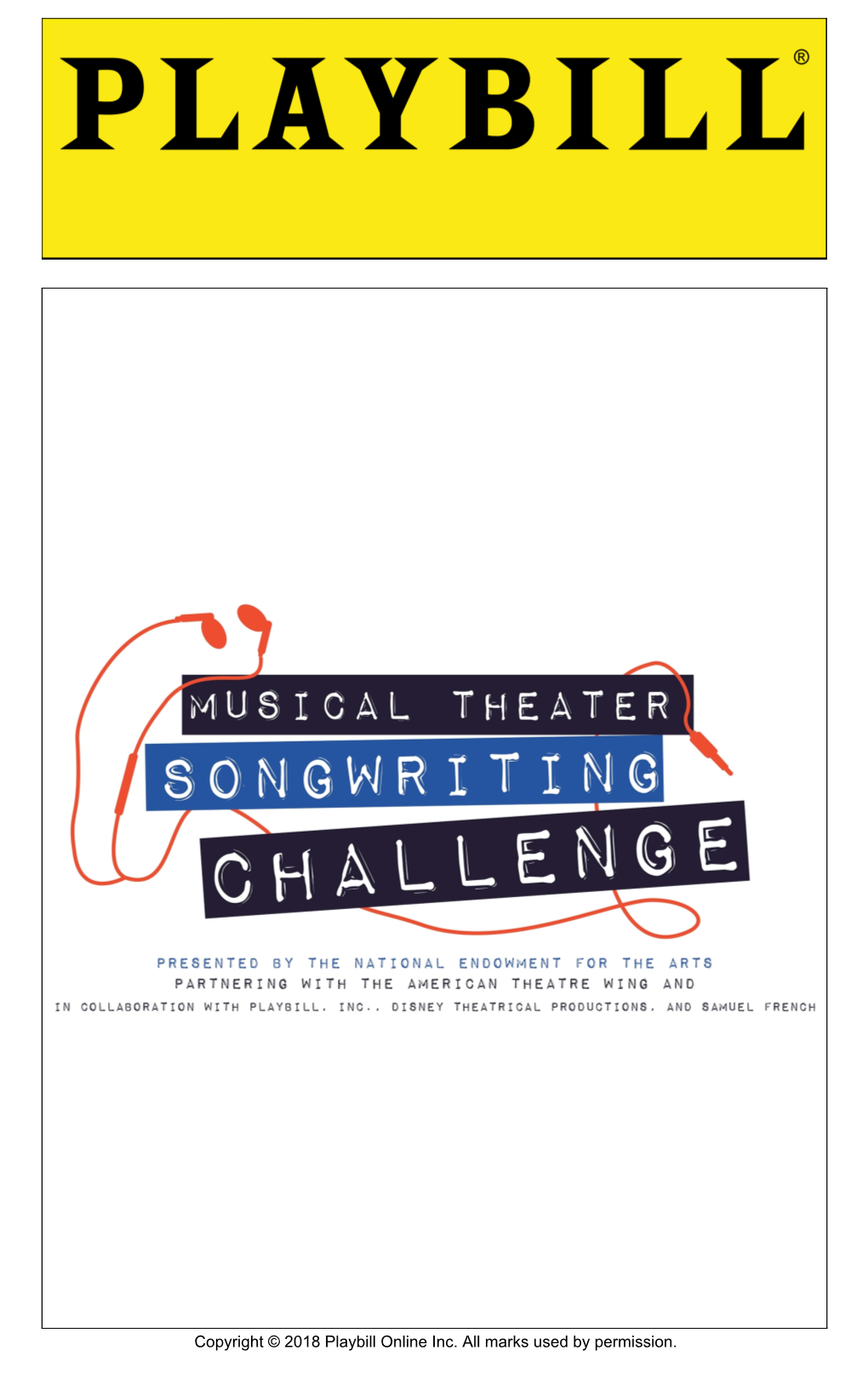 Copyright © 2018 Playbill Online Inc. All Marks Used by Permission