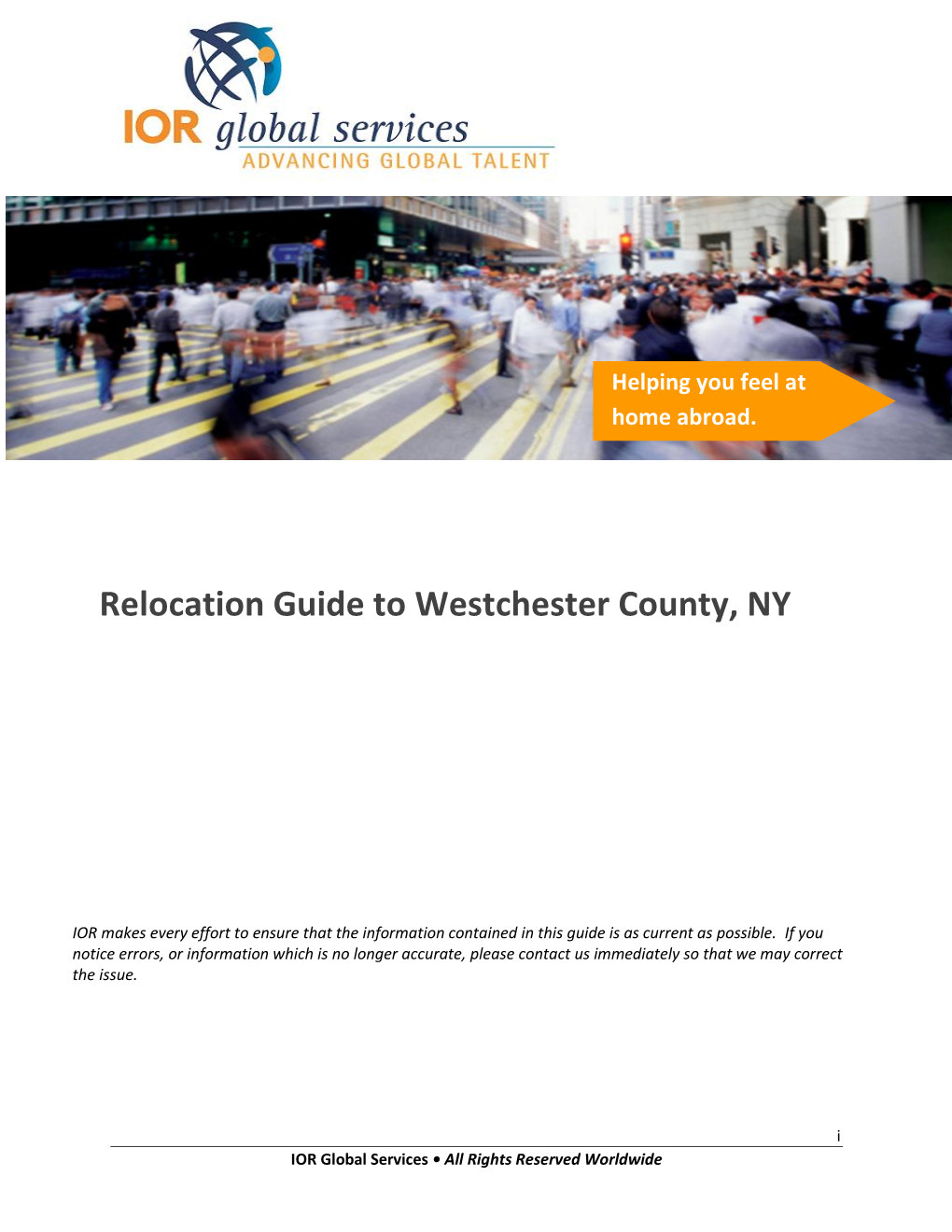 Relocation Guide to Westchester County, NY