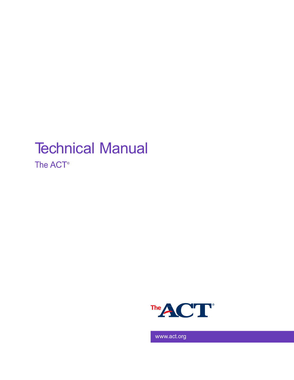 Technical Manual. The