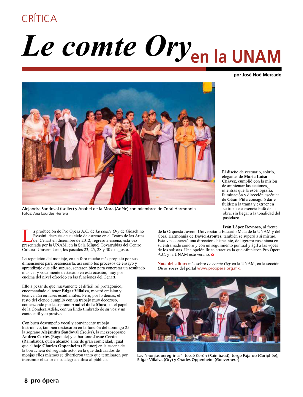 Le Comte Oryen La UNAM