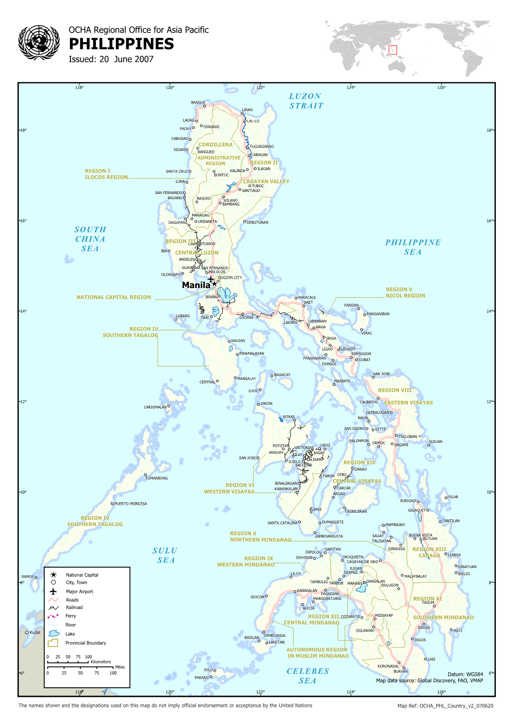 PHILIPPINES Issued: 20 June 2007