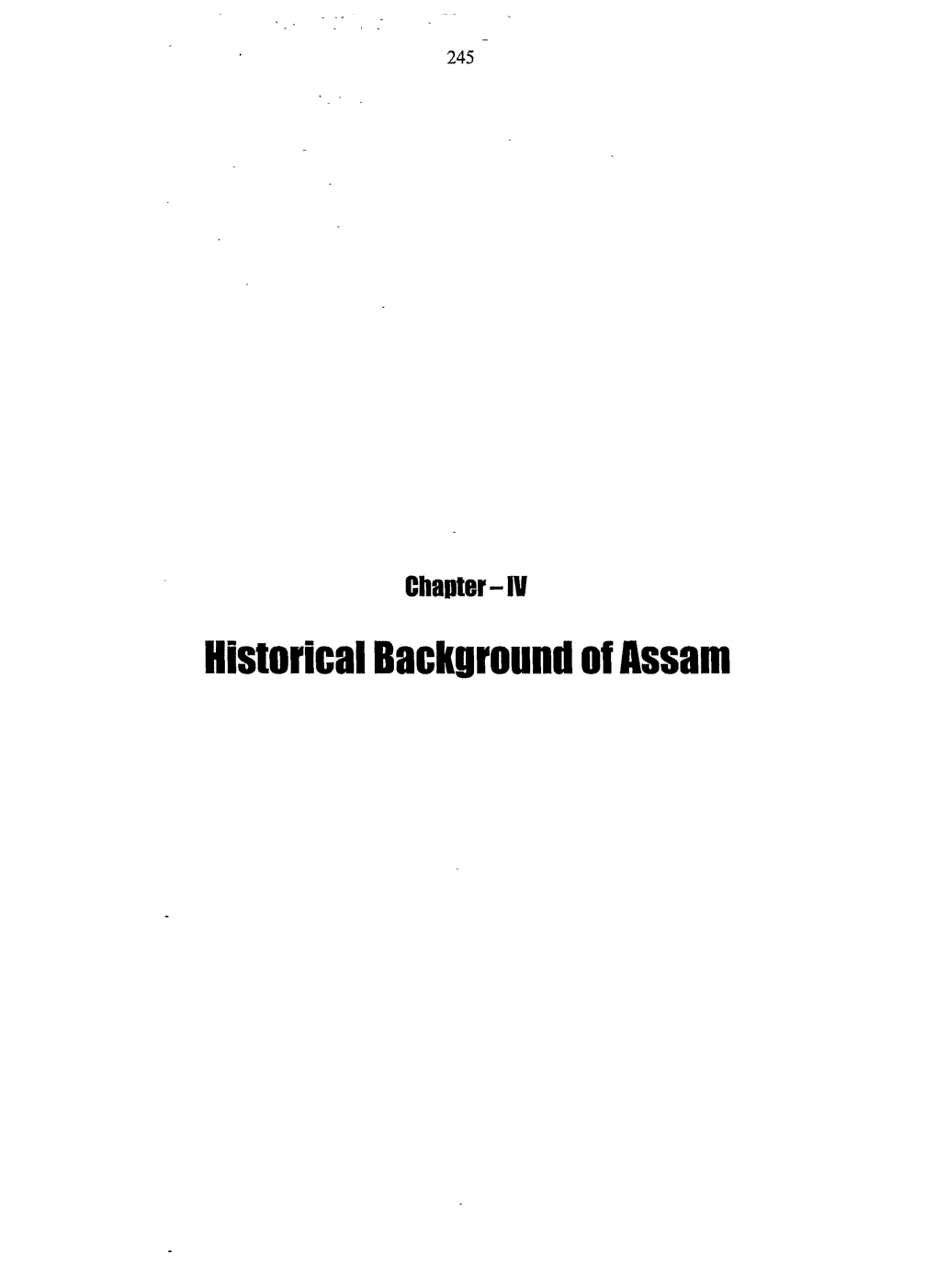 Historical Background of Assam 246