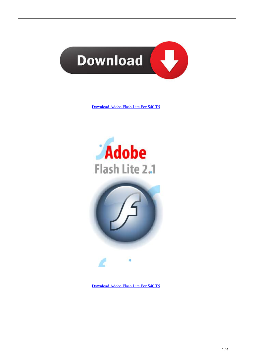 Download Adobe Flash Lite for S40 T5