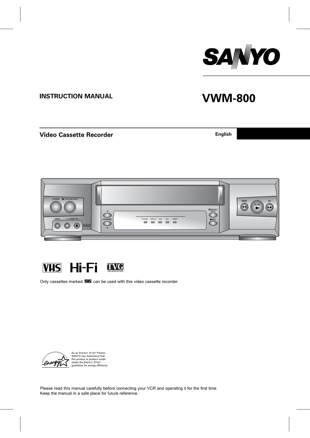 VWM-800 O/M Eng