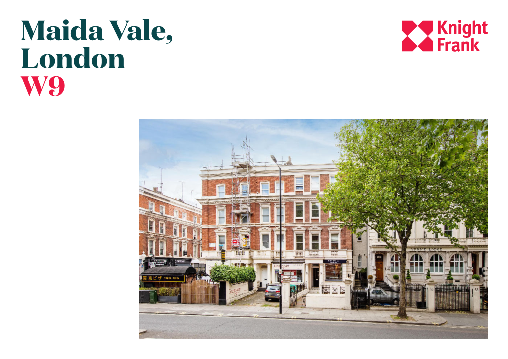 Maida Vale, London W9 Offered for Sale and Arranged Over Approximately 903Sqft