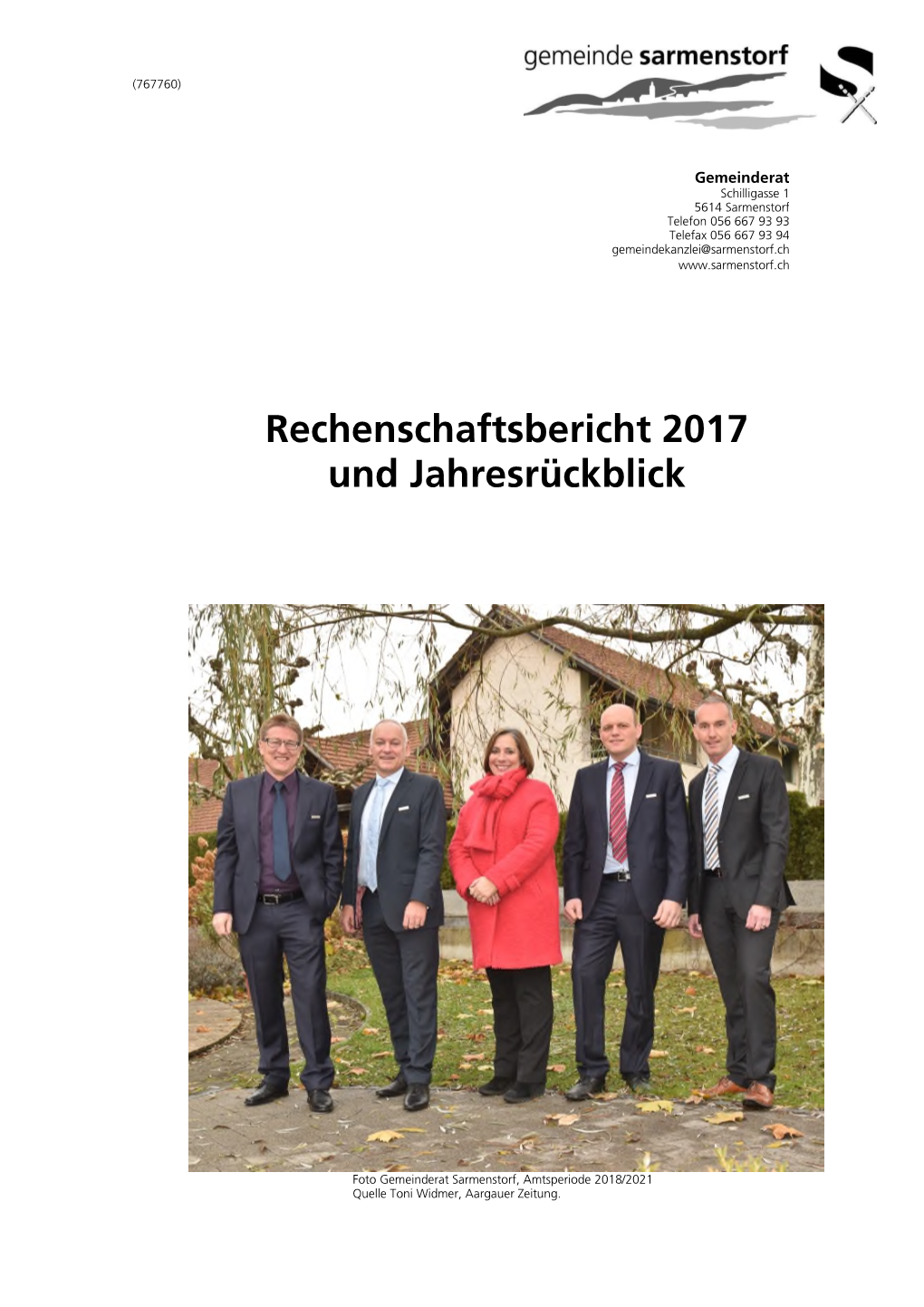 Rechenschaftsbericht 2017 Und Jahresrückblick