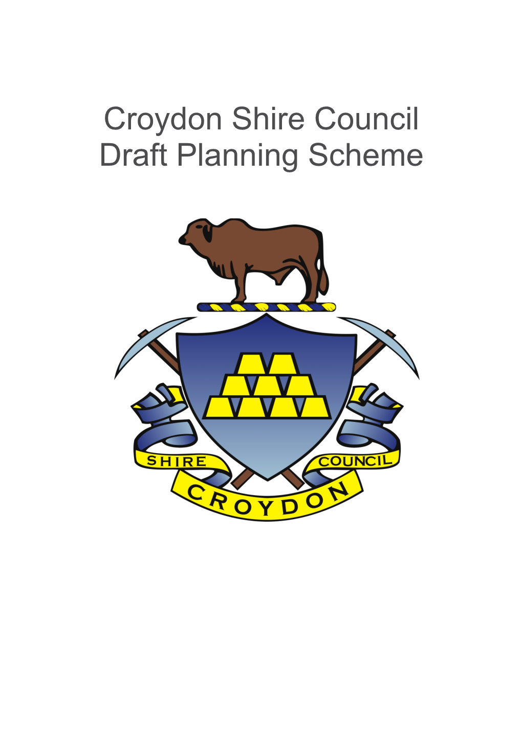 Croydon Shire Council Draft Planning Scheme