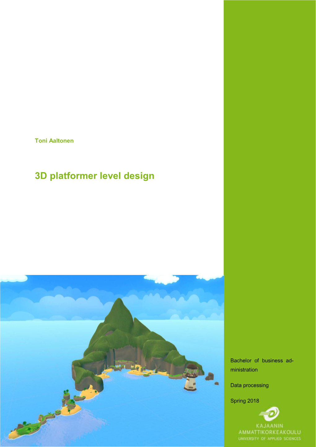 3D Platformer Level Design