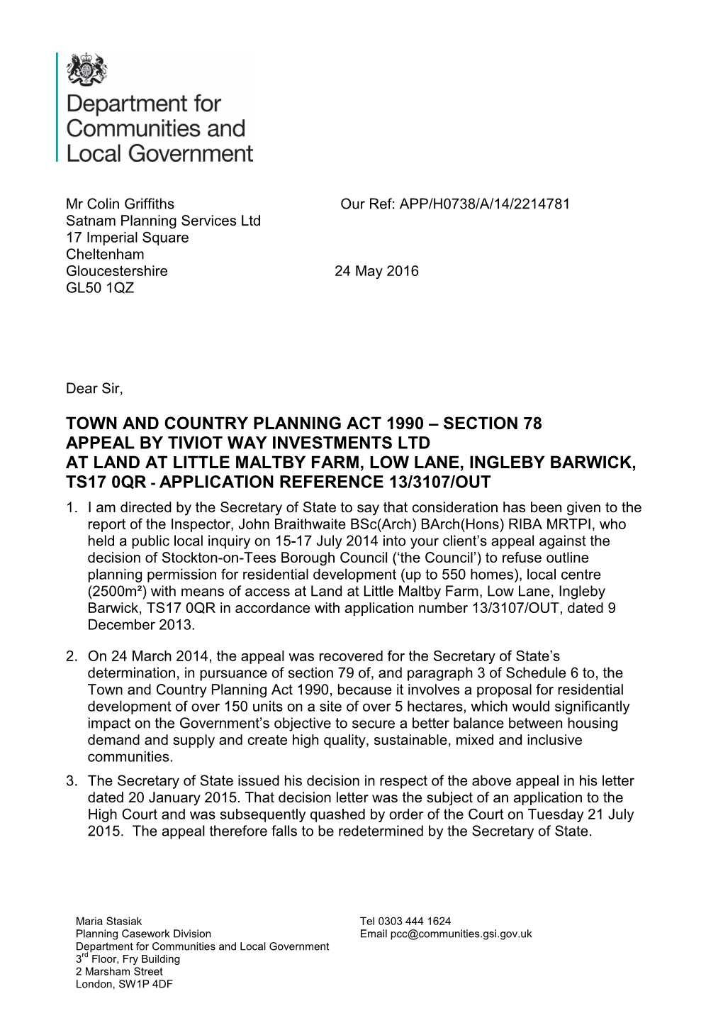Town and Country Planning Act 1990 – Section 78